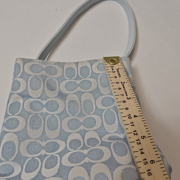 Coach Light Blue Mini Bag - Picture 10 of 11